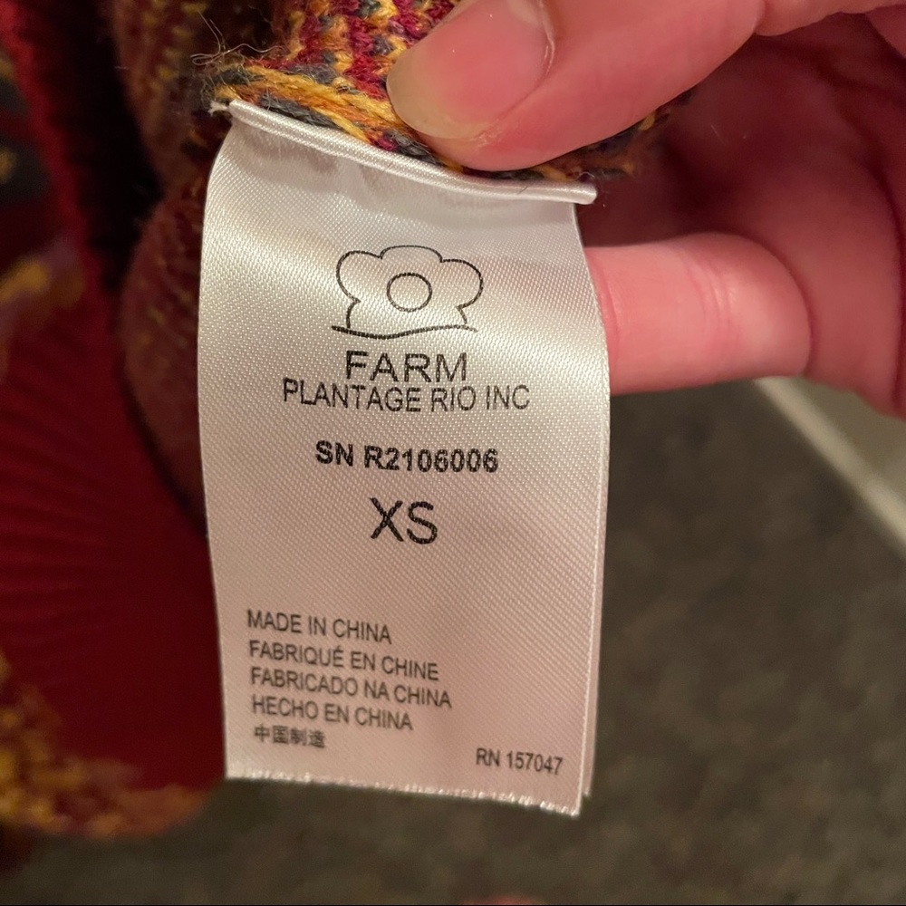 Tropical Pattern Farm Rio Sweater - Picture 4 of 6